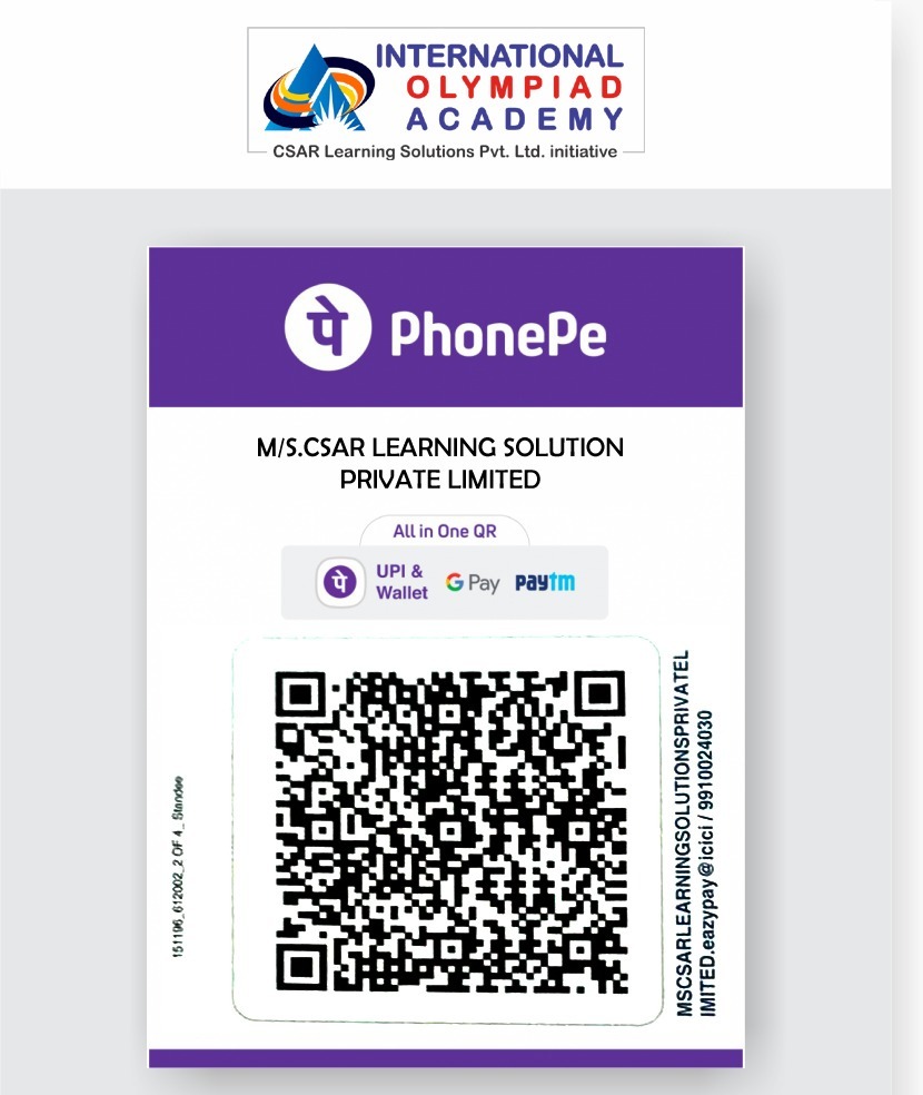 PhonePe QR for National Learning Solution Private Limited. Registration fee ₹118.
